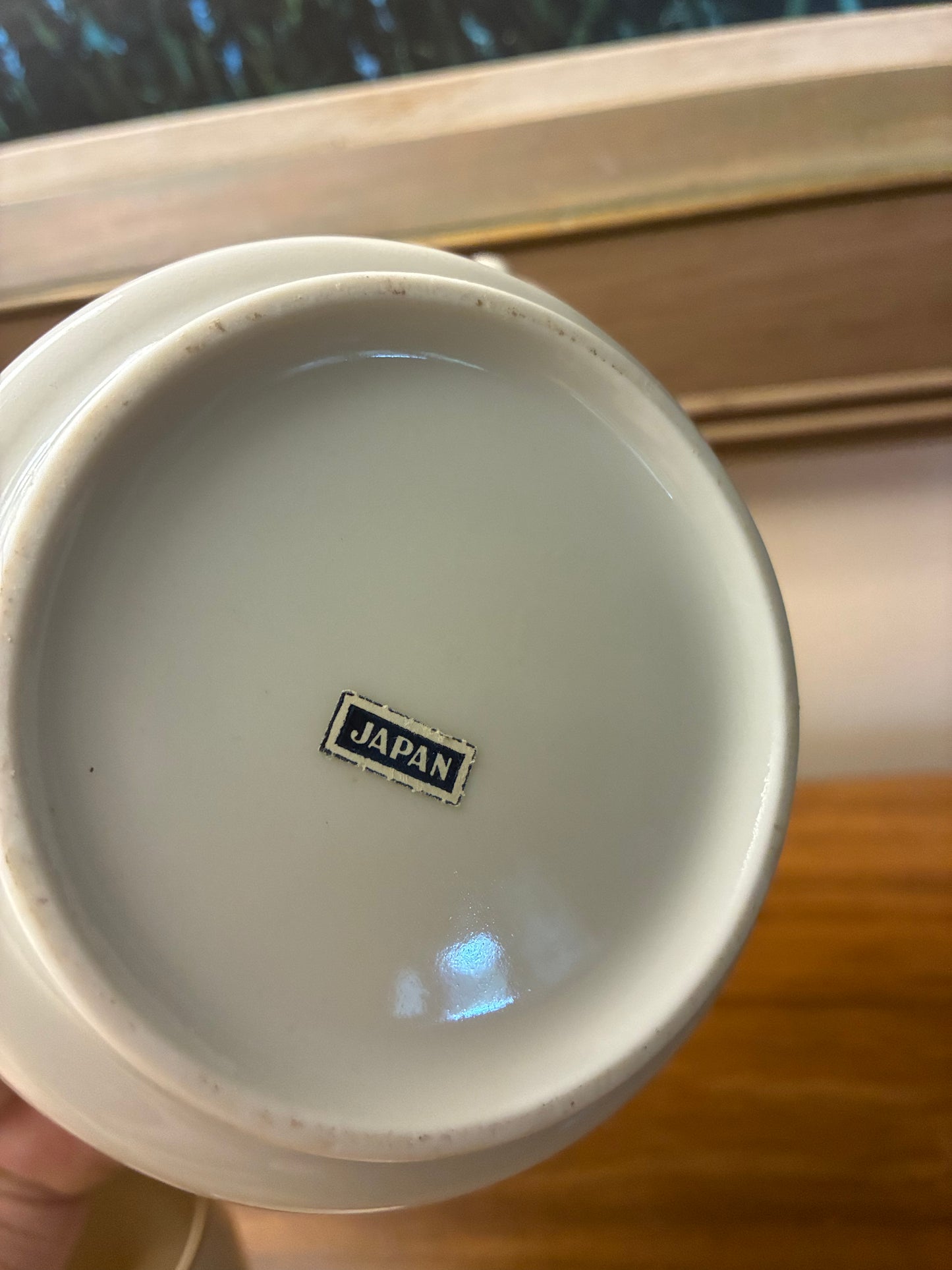 Vintage Kutani teapot & cups set of 4