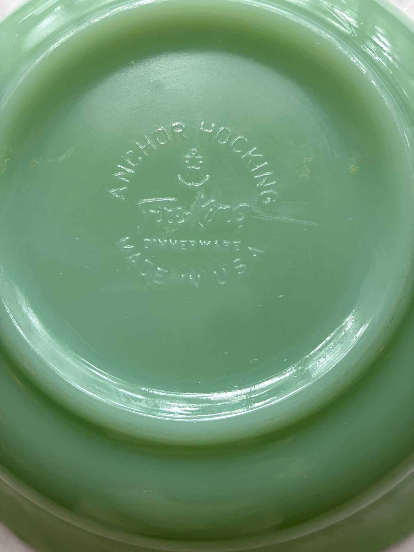 Anchor Hocking jadeite bowl