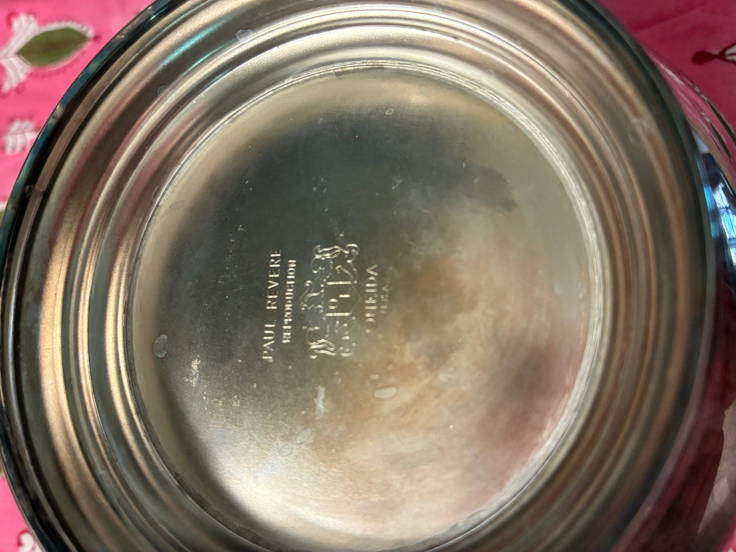 Silverplate footed bowl