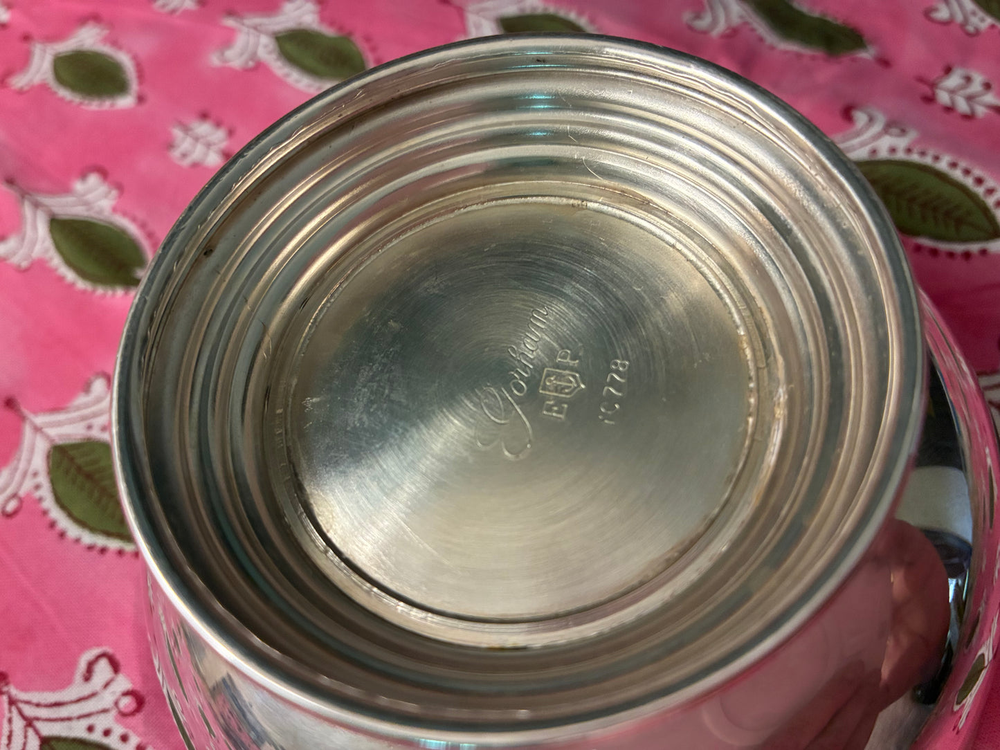 Gorham silverplate footed bowl