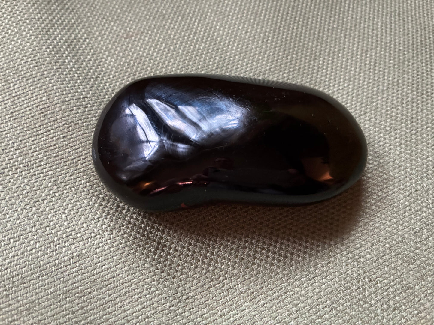 Laquered river rock with koi fish