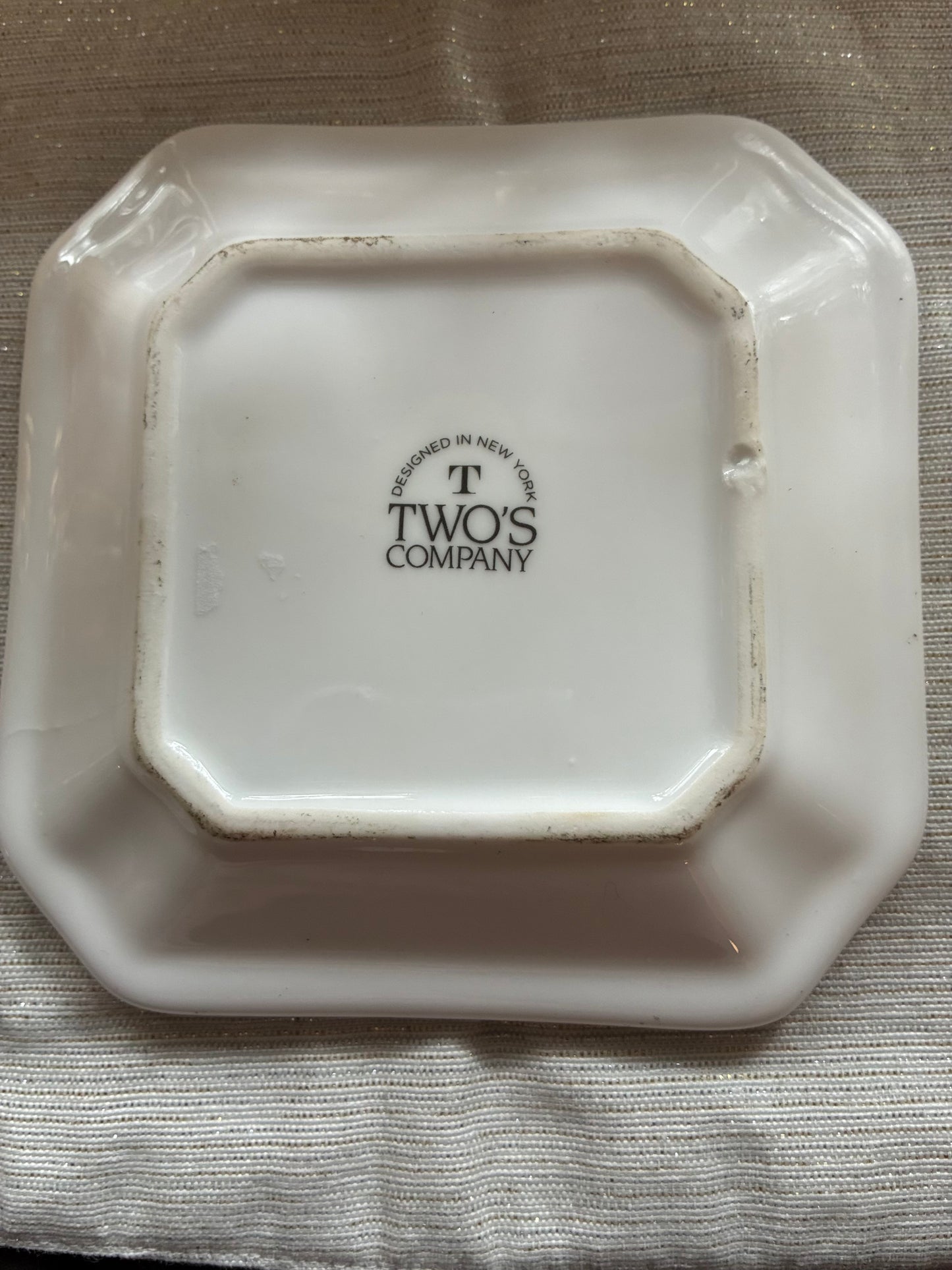 Blue Willow trinket dish