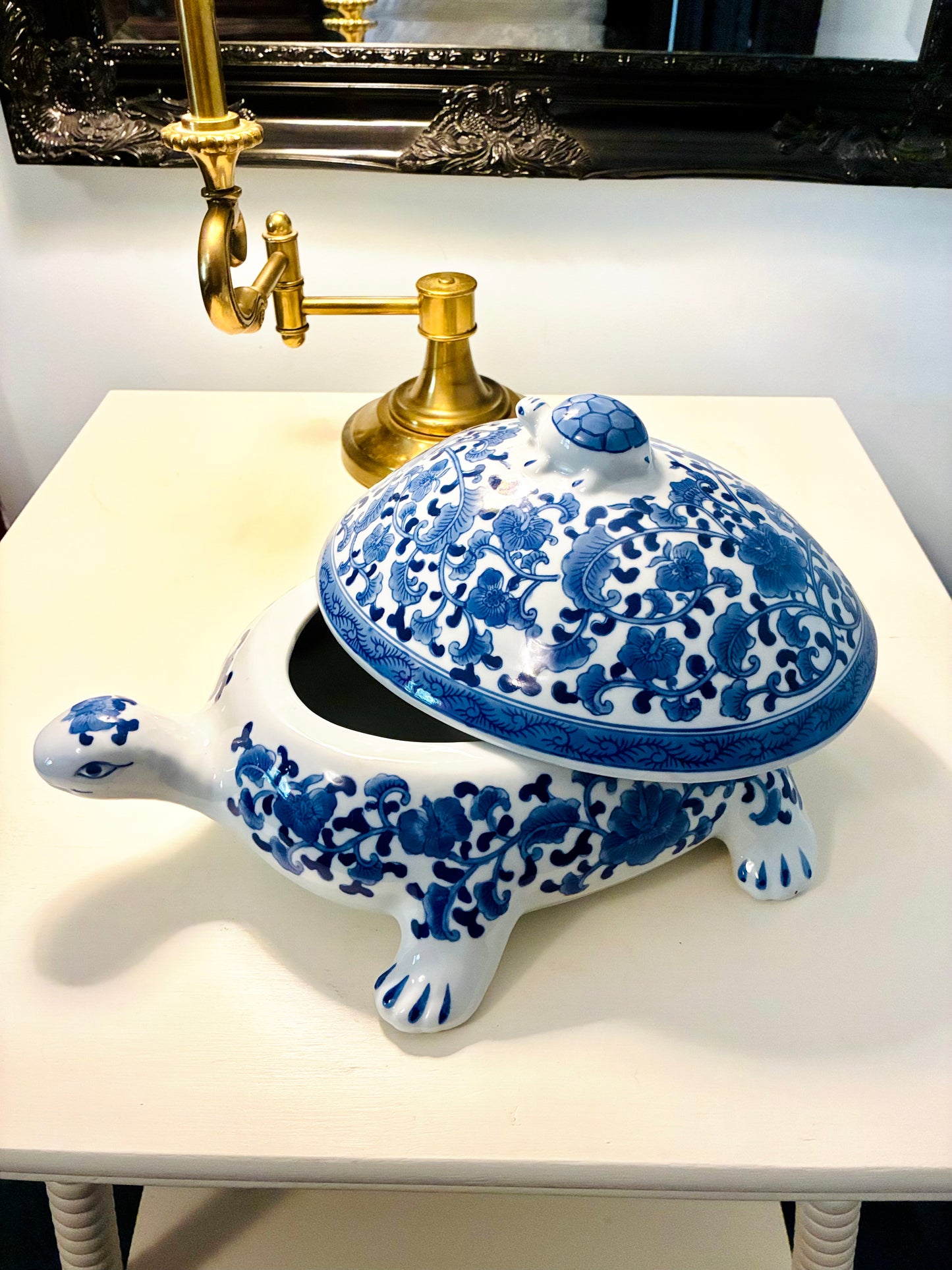 Bombay Company ceramic turtle tureen