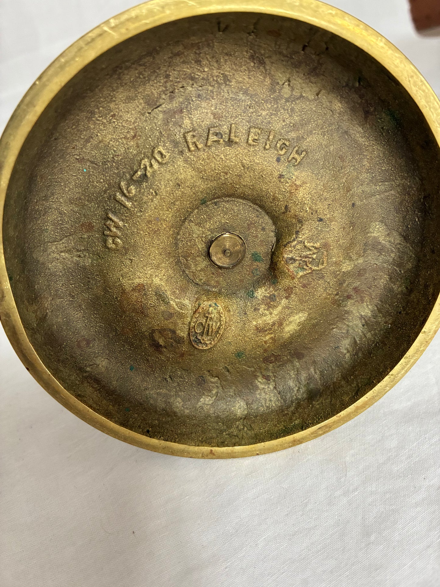 Colonial Williamsburg solid brass candlestick