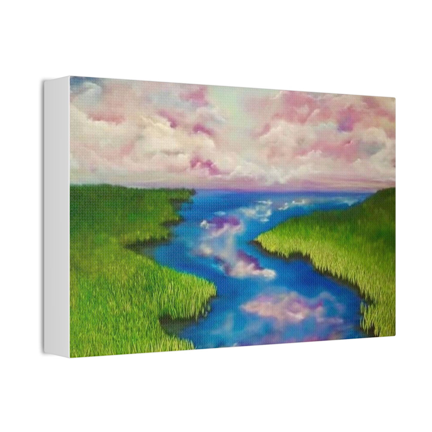 Lowcountry Marsh Canvas Print — Charleston Pluff Mud River Wall Art