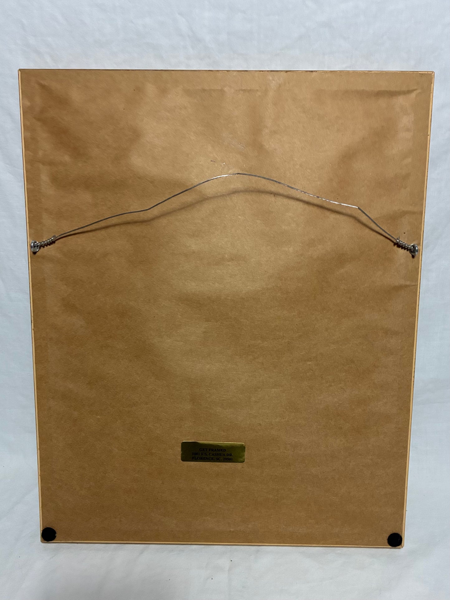 Framed Vintage Autumn Cross-Stitch | 16” x 13”