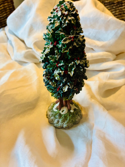Dept 56 Winter holly tree figurine
