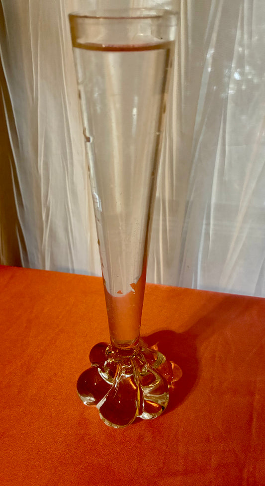 Vintage Seda glass bud vase