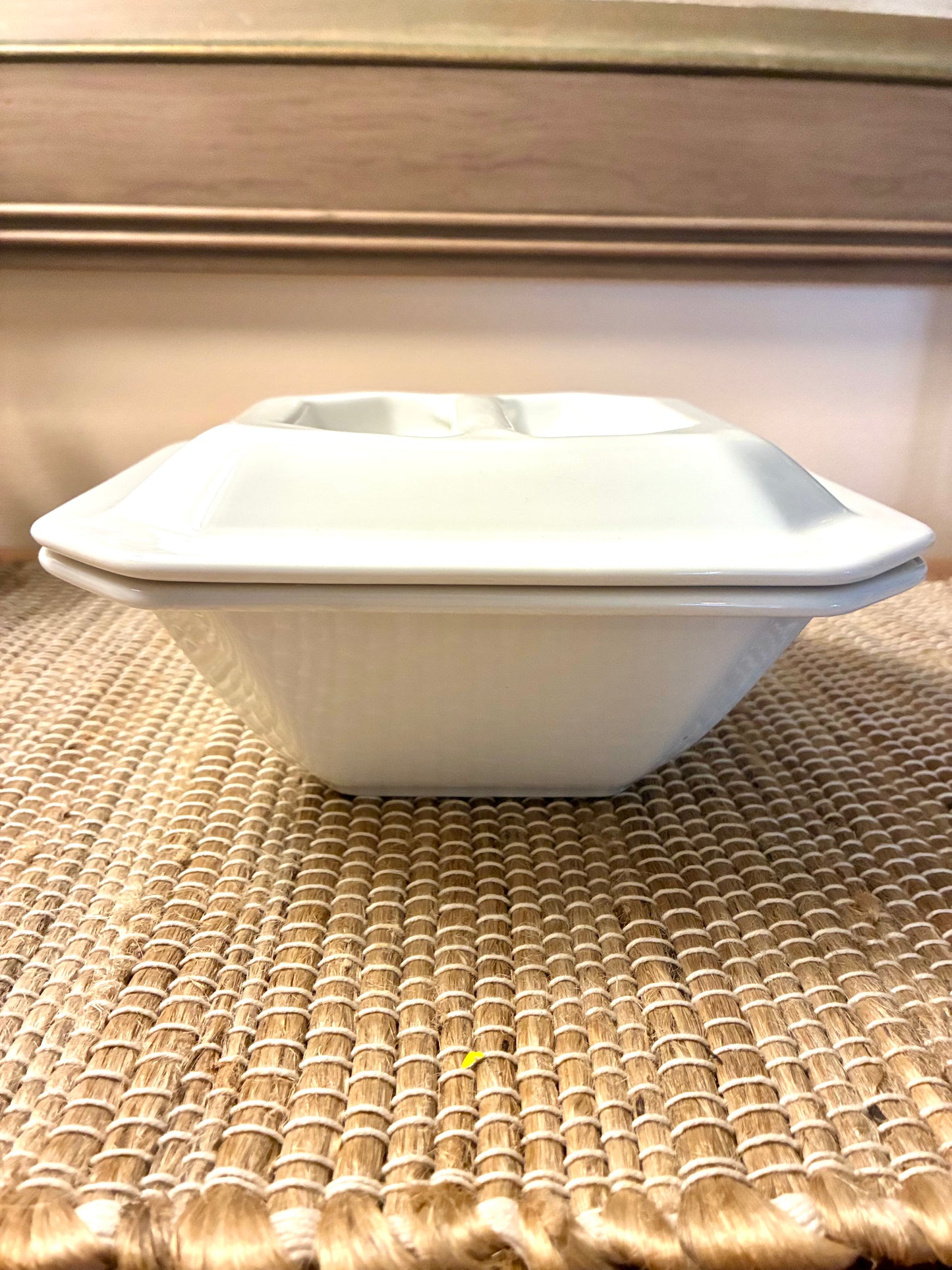 Spode Asymmetry individual covered casserole dish