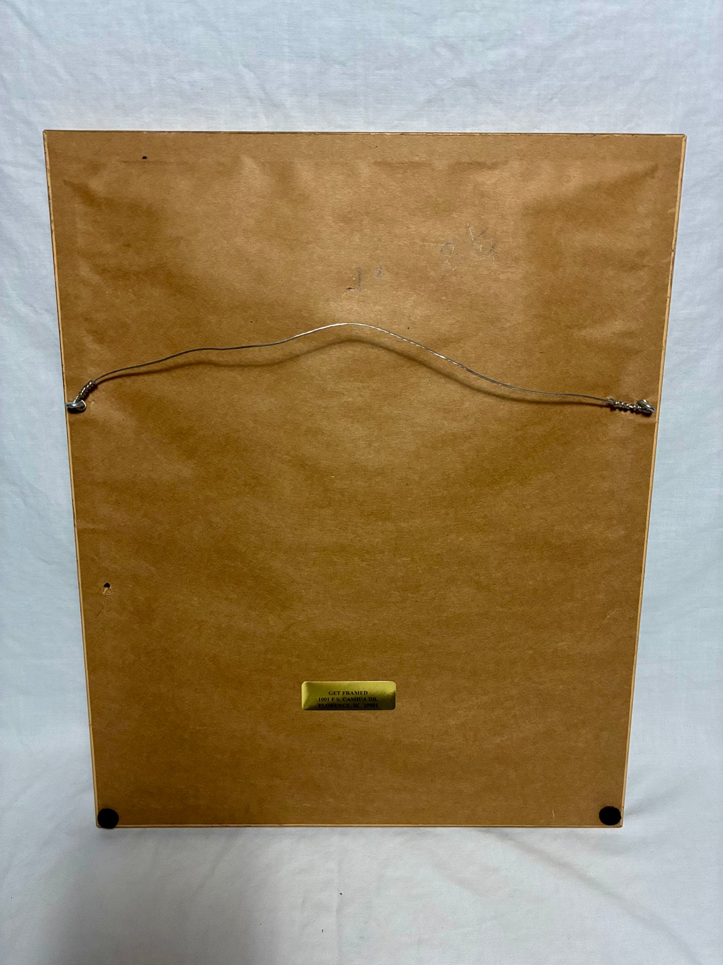 Framed Vintage Summer Cross-Stitch | 16” x 13”