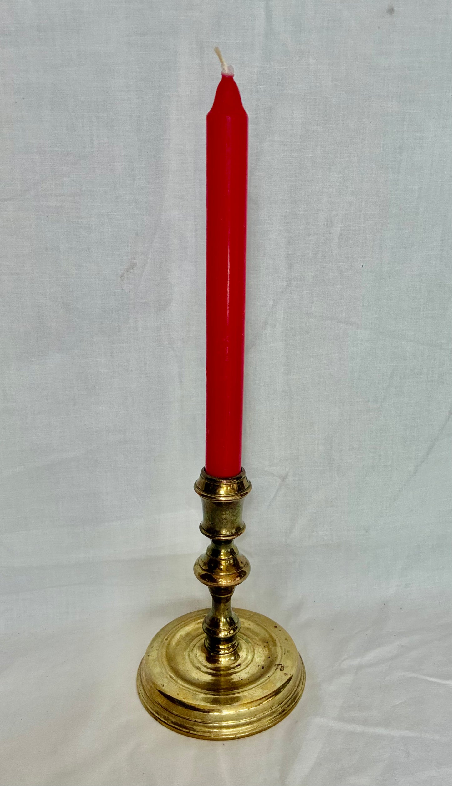 Colonial Williamsburg solid brass candlestick