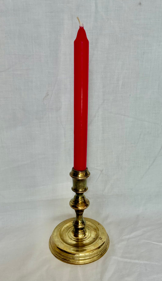 Colonial Williamsburg solid brass candlestick