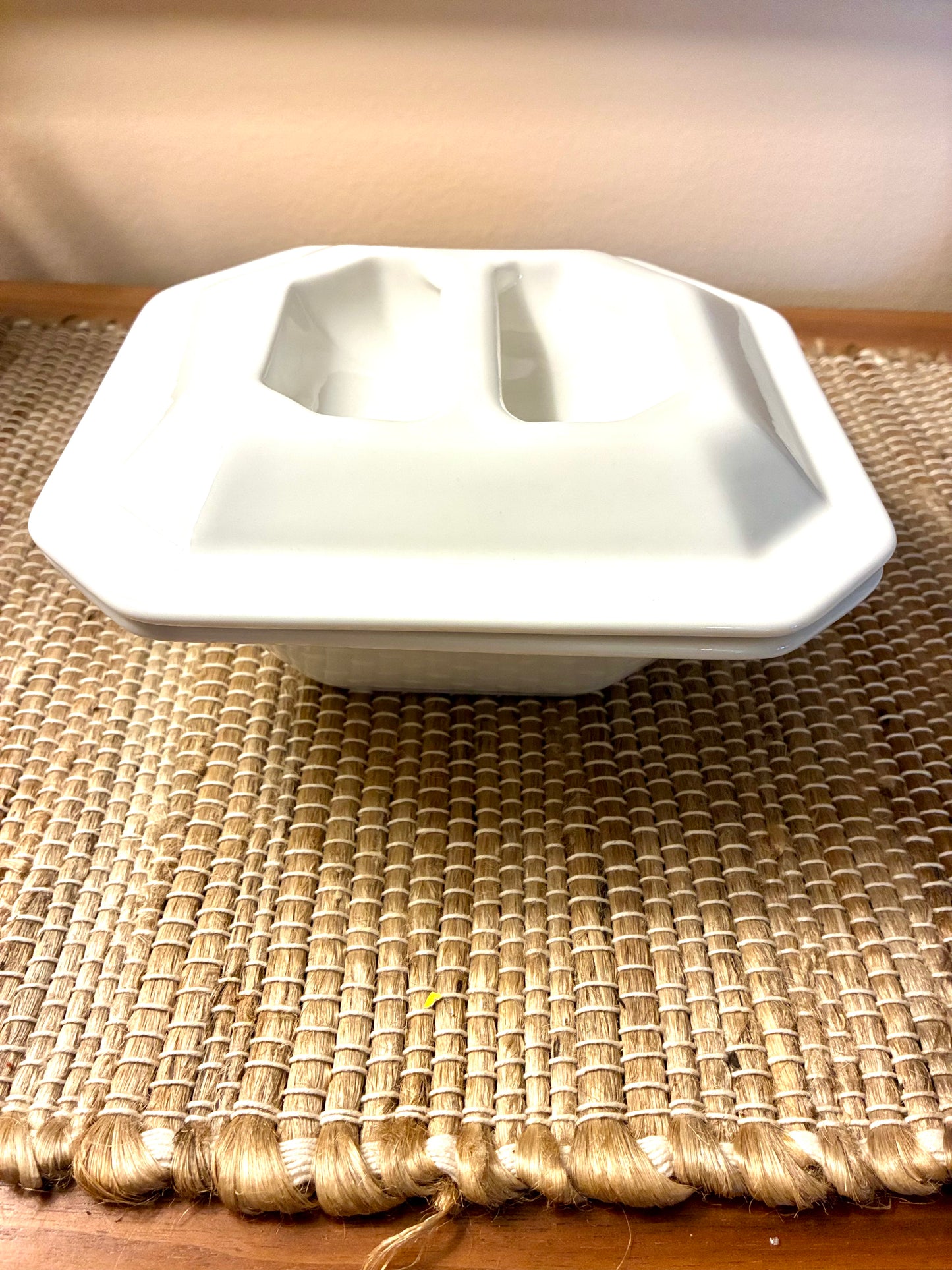 Spode Asymmetry individual covered casserole dish