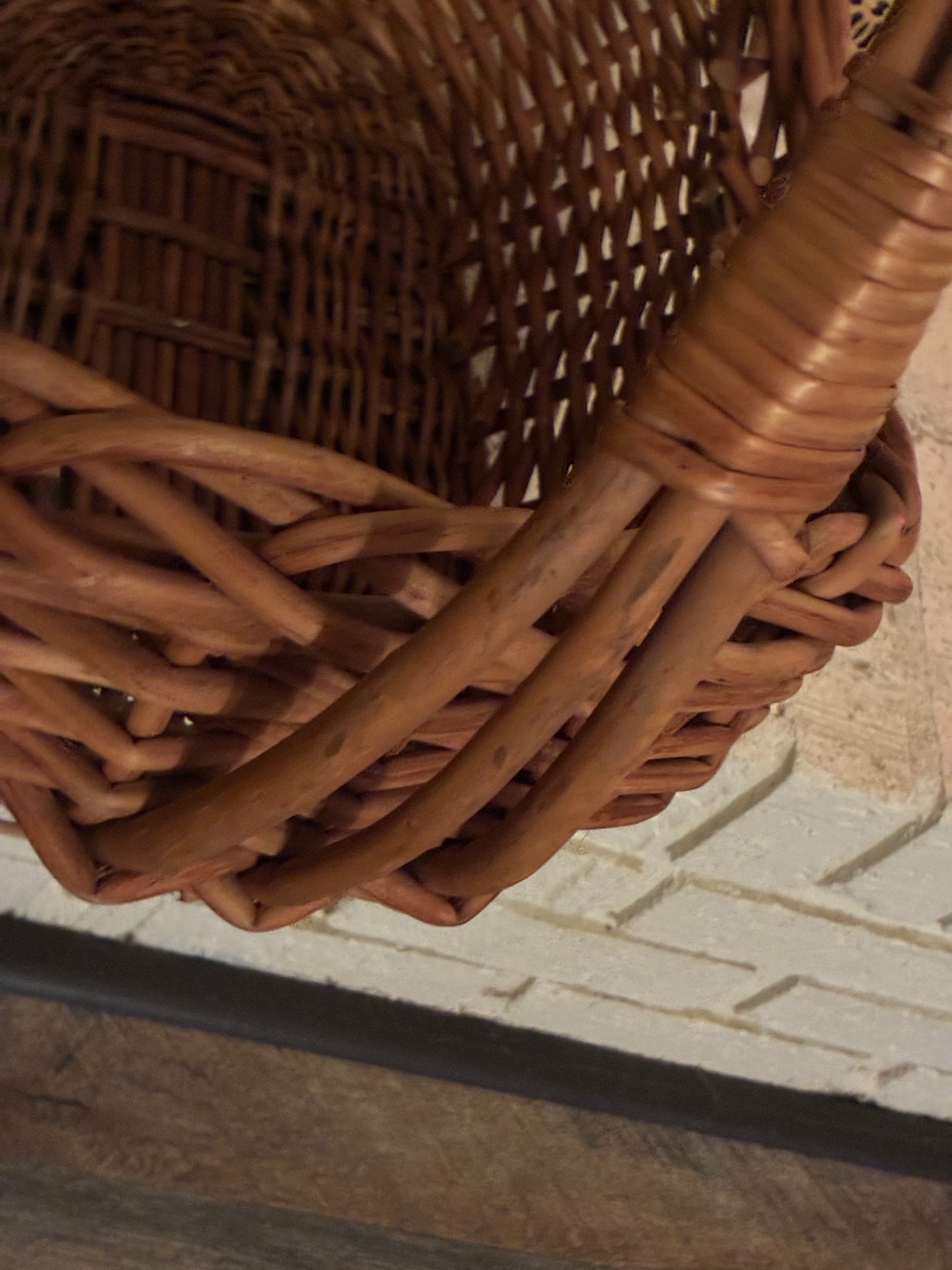 Rattan u shape basket