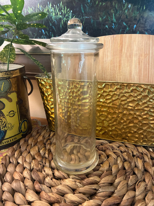 Glass apothecary jar