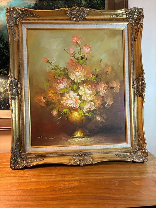 Floral Oil painting by Robert Cox