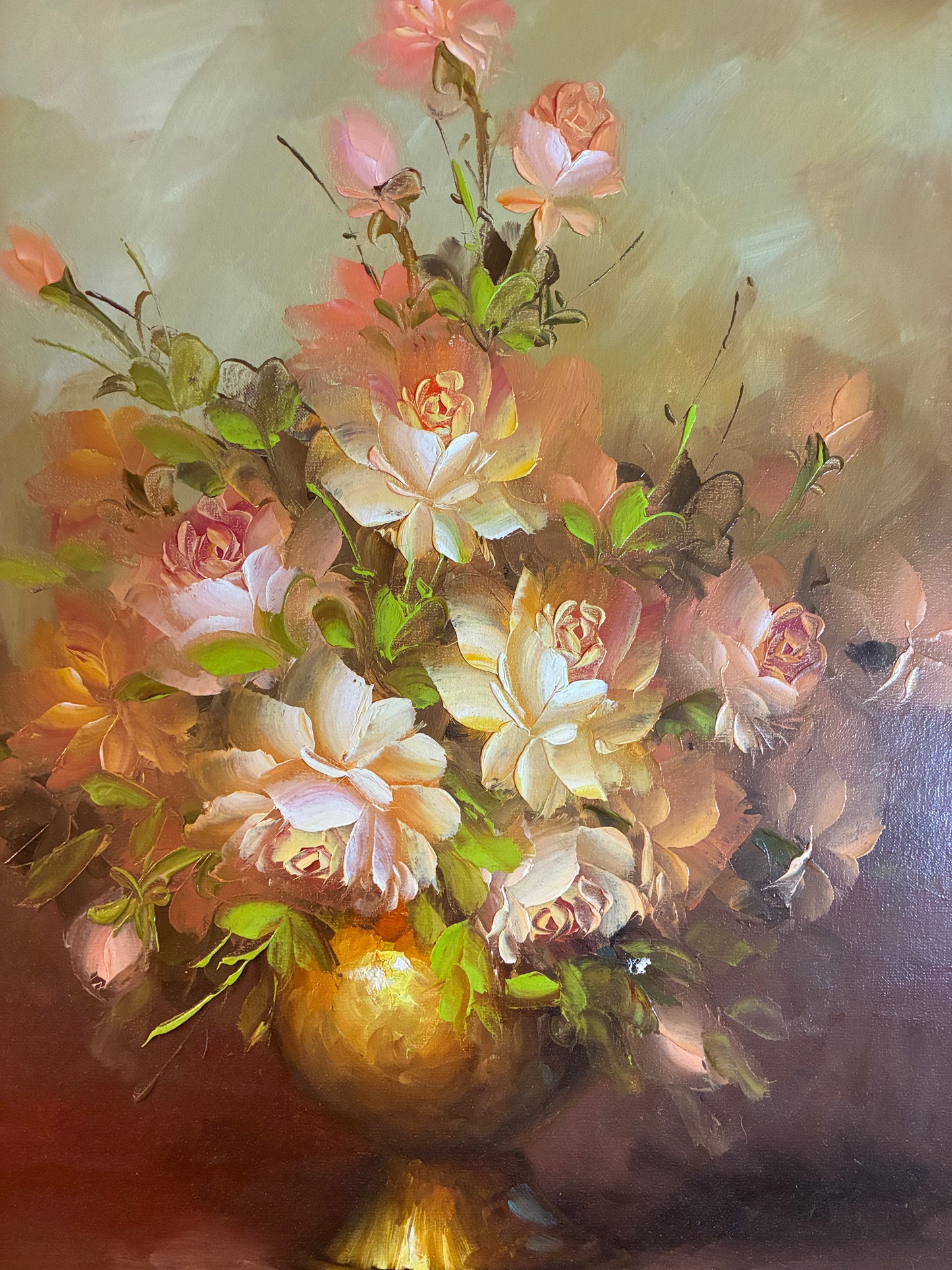 Floral Oil painting by Robert Cox