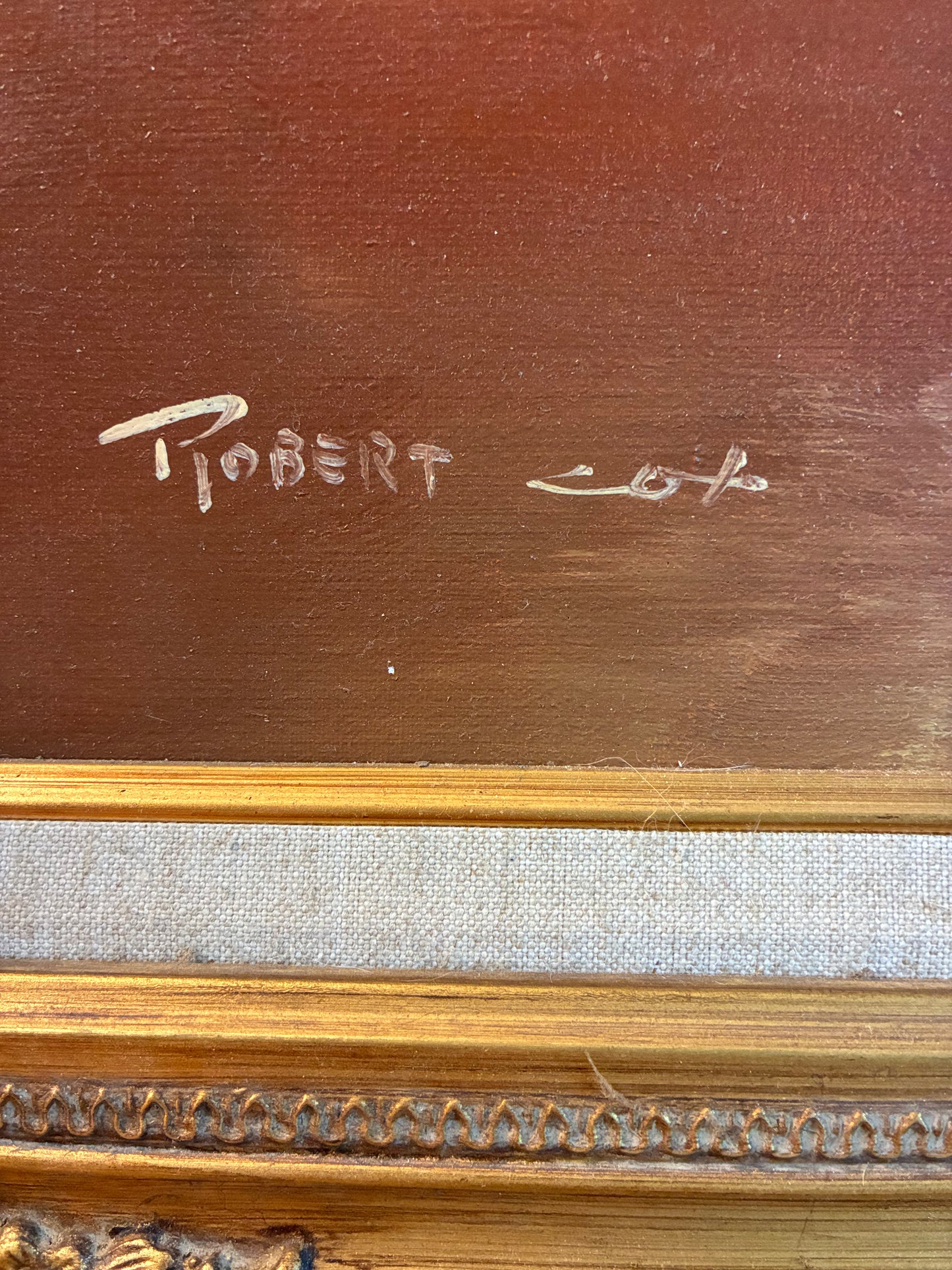 Floral Oil painting by Robert Cox