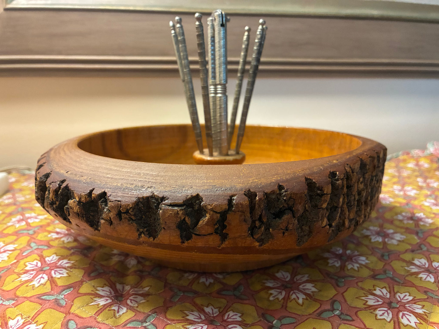 Vintage nut bowl and picks