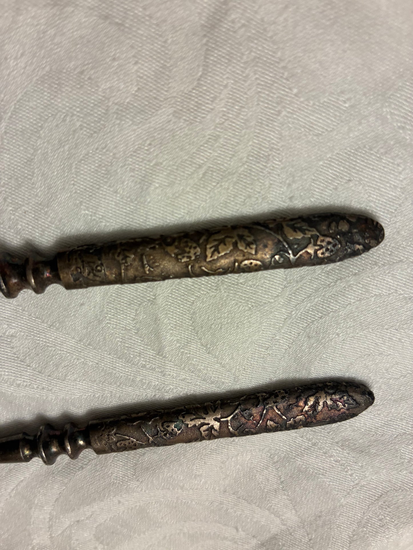 Antique nut picks set of 2