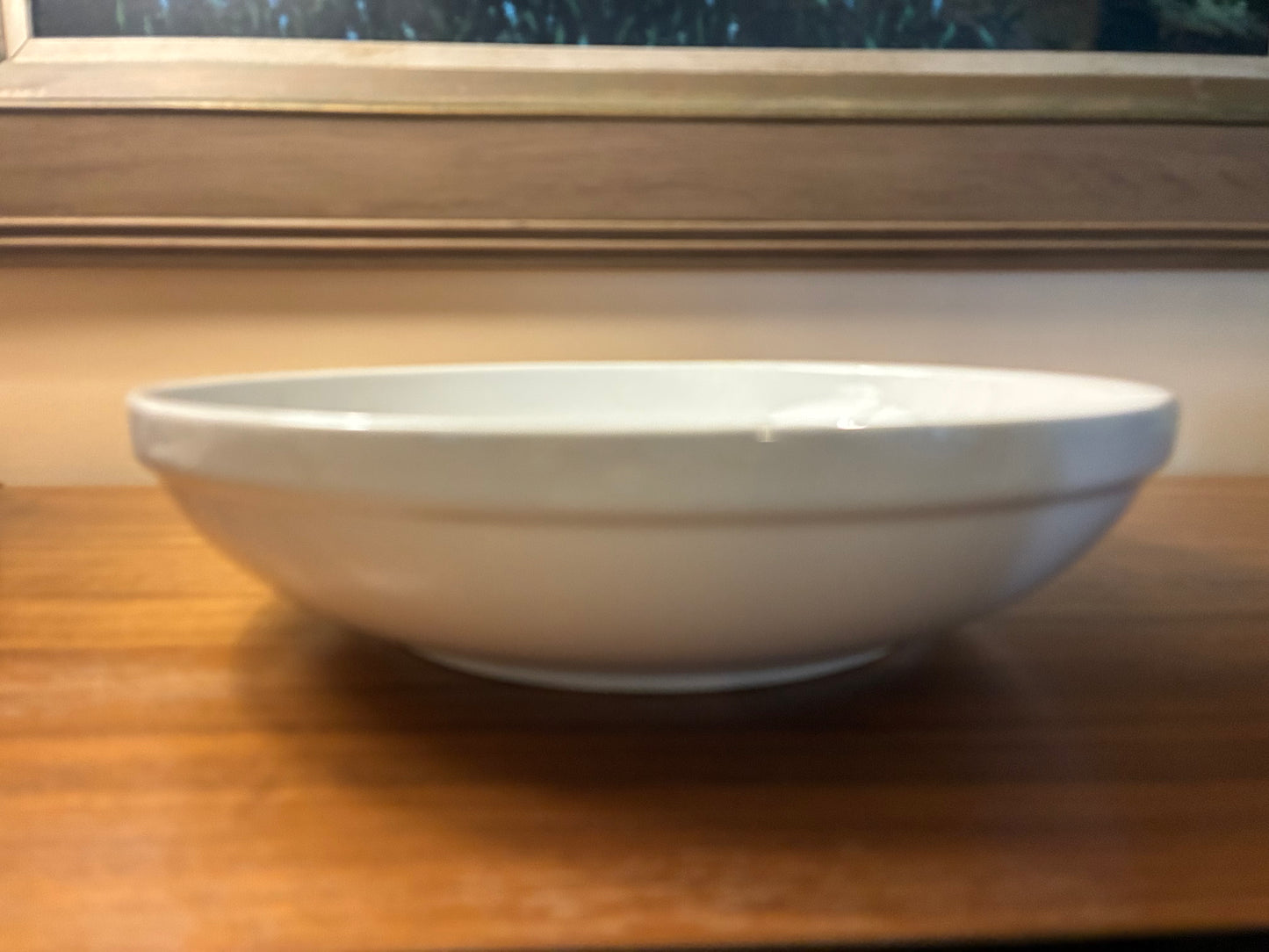 Beautiful white serving bowl