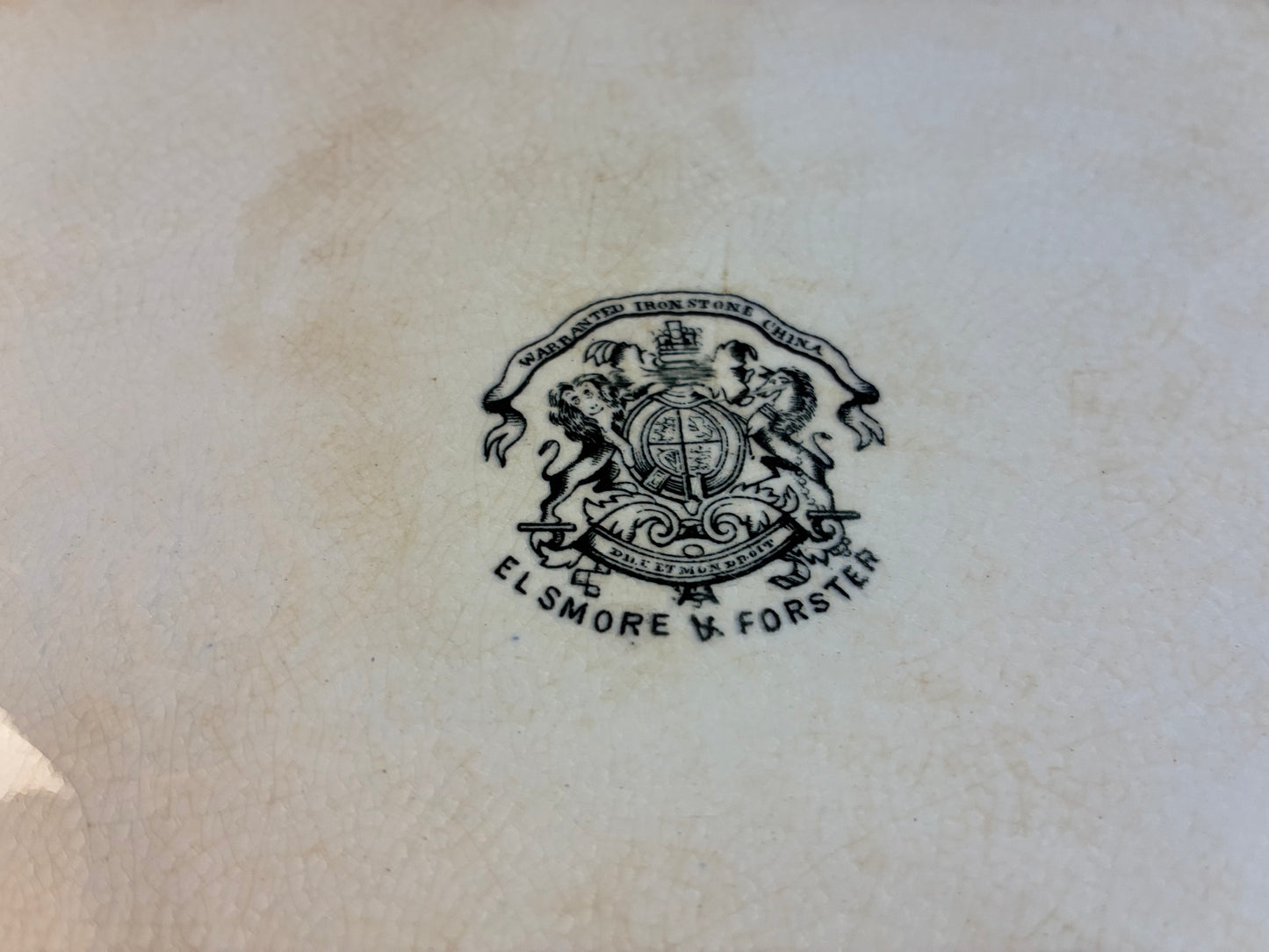 Elsmore & Forester ironstone platter