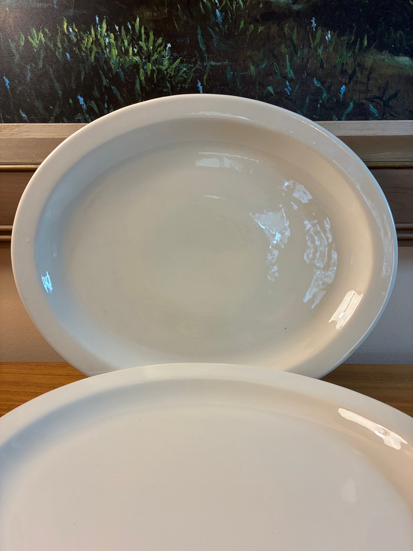 Pair of Homer Laughlin platters