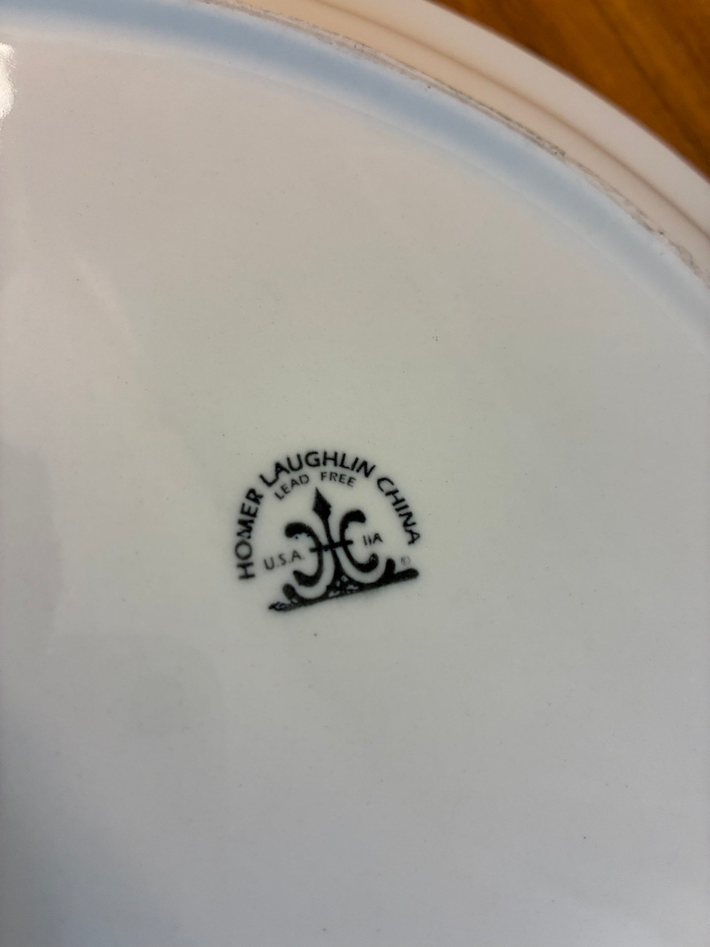 Pair of Homer Laughlin platters