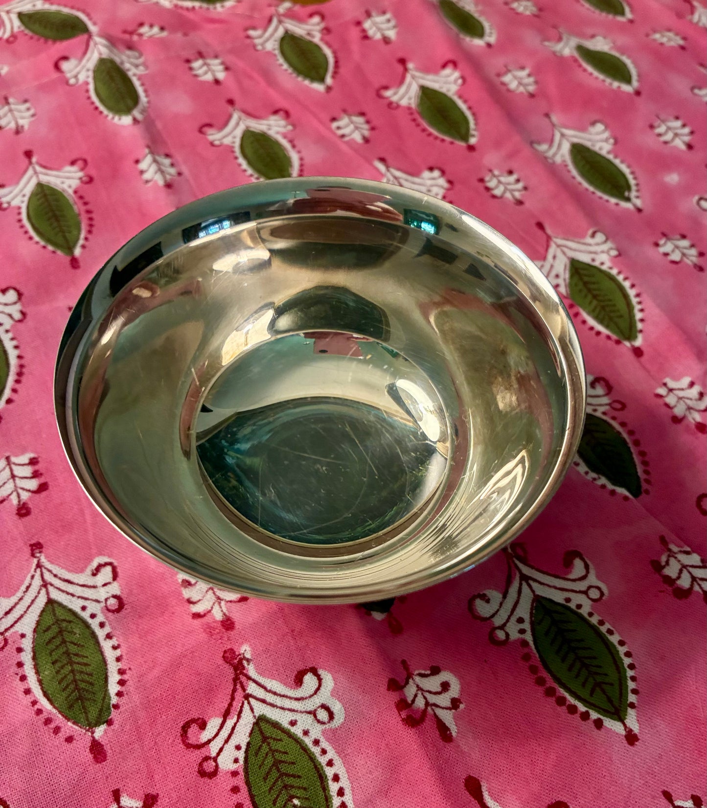 Paul Revere silverplate footed bowl