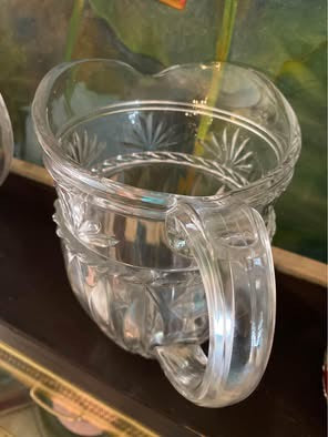 Beautiful Lead crystal cut glass pitchers by Cristal D’Arques/Paris