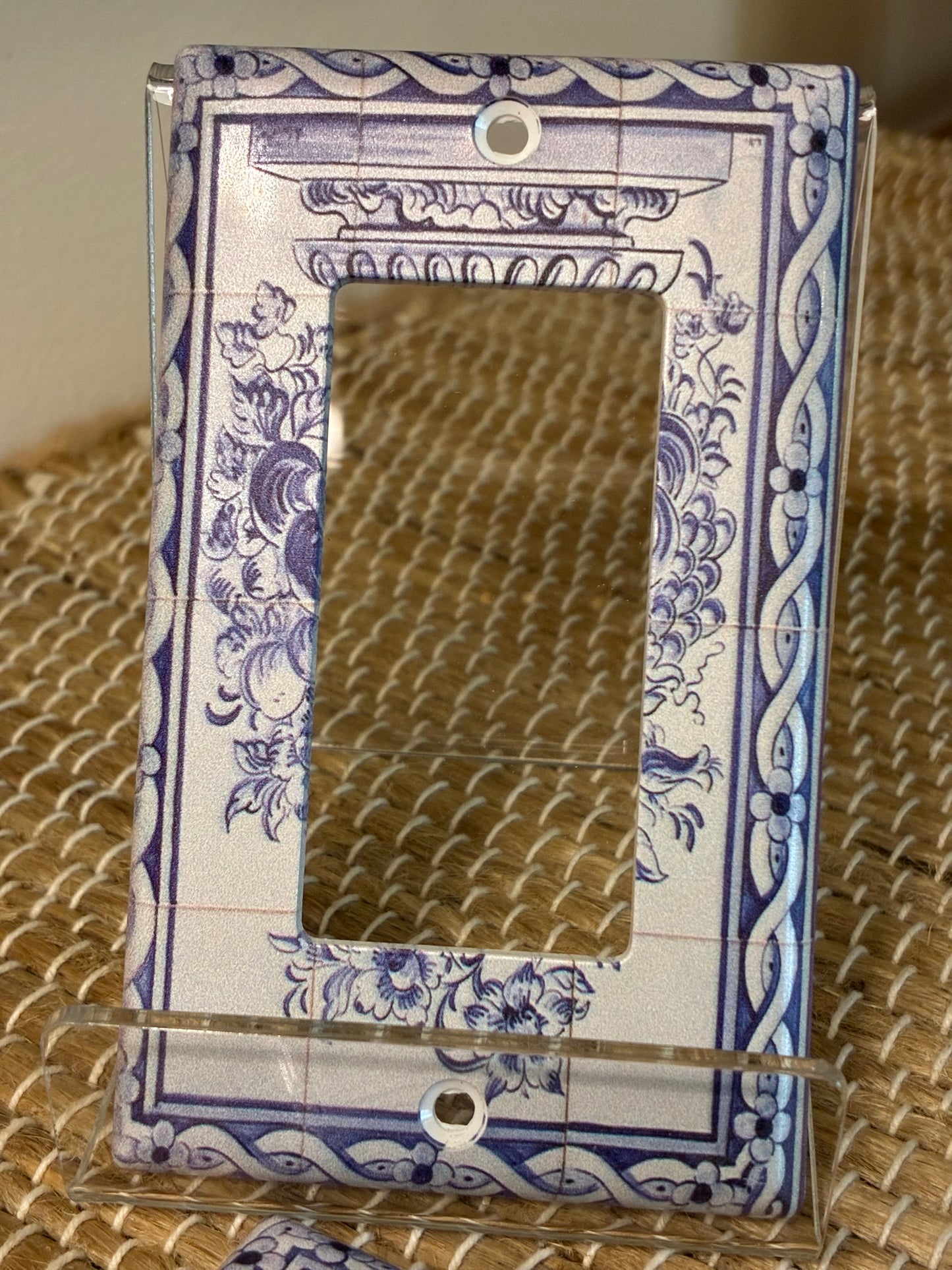 Chinoiserie switchplate covers ( set of 4)