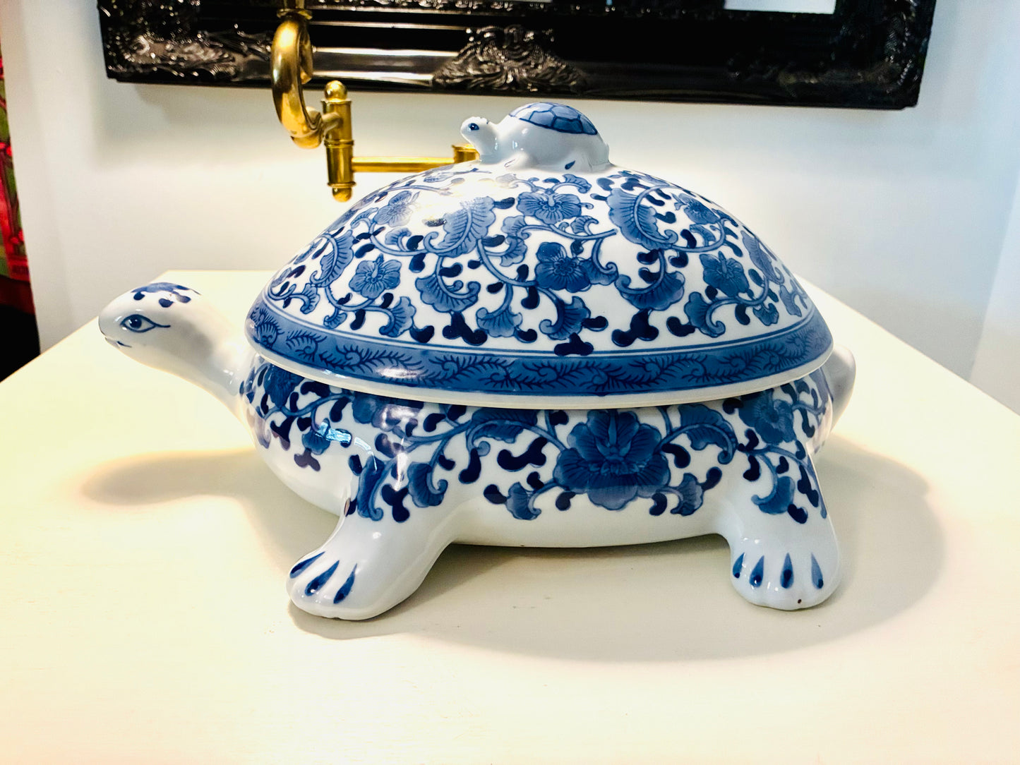 Bombay Company ceramic turtle tureen