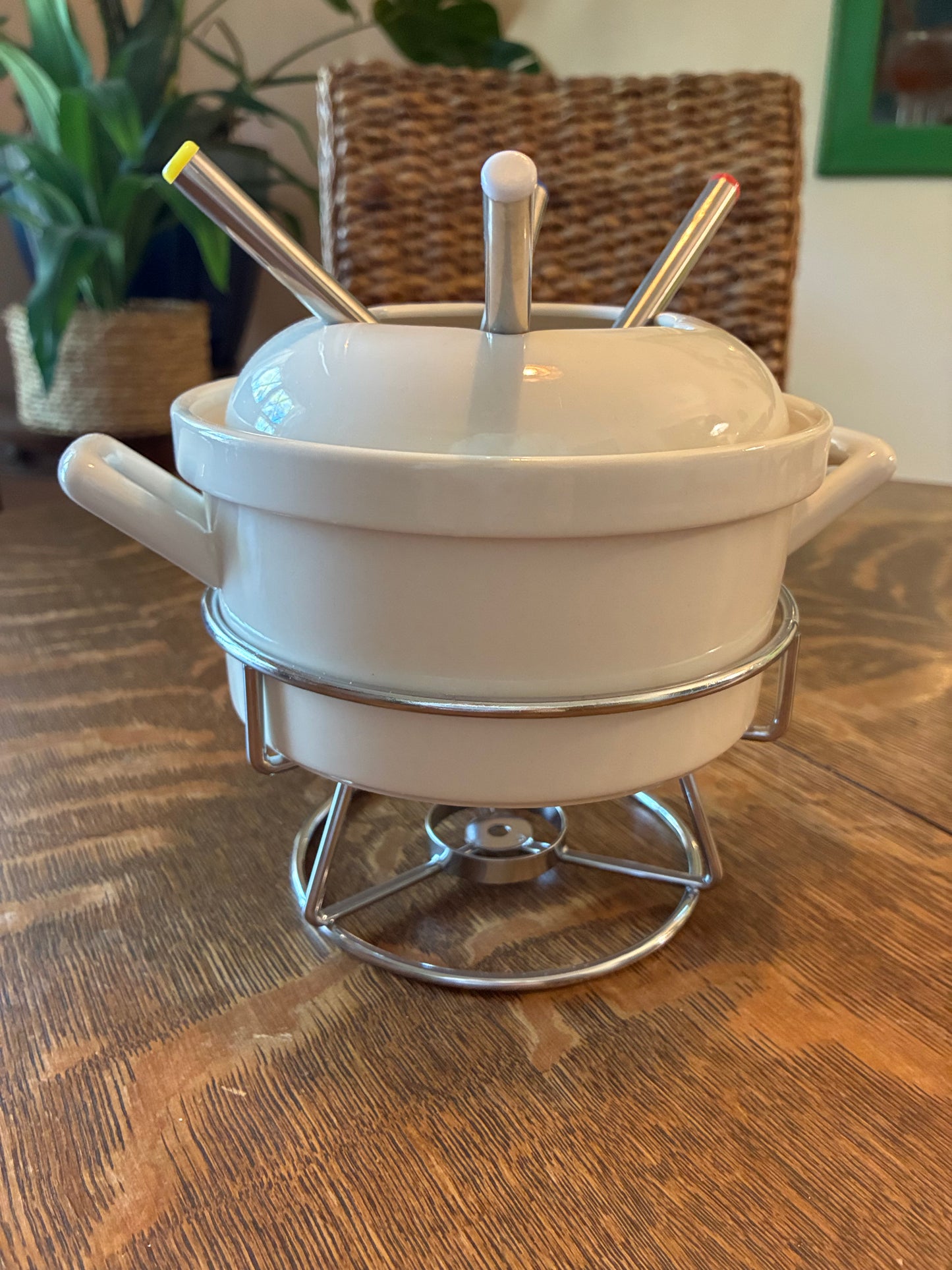 Godinger ceramic fondue pot