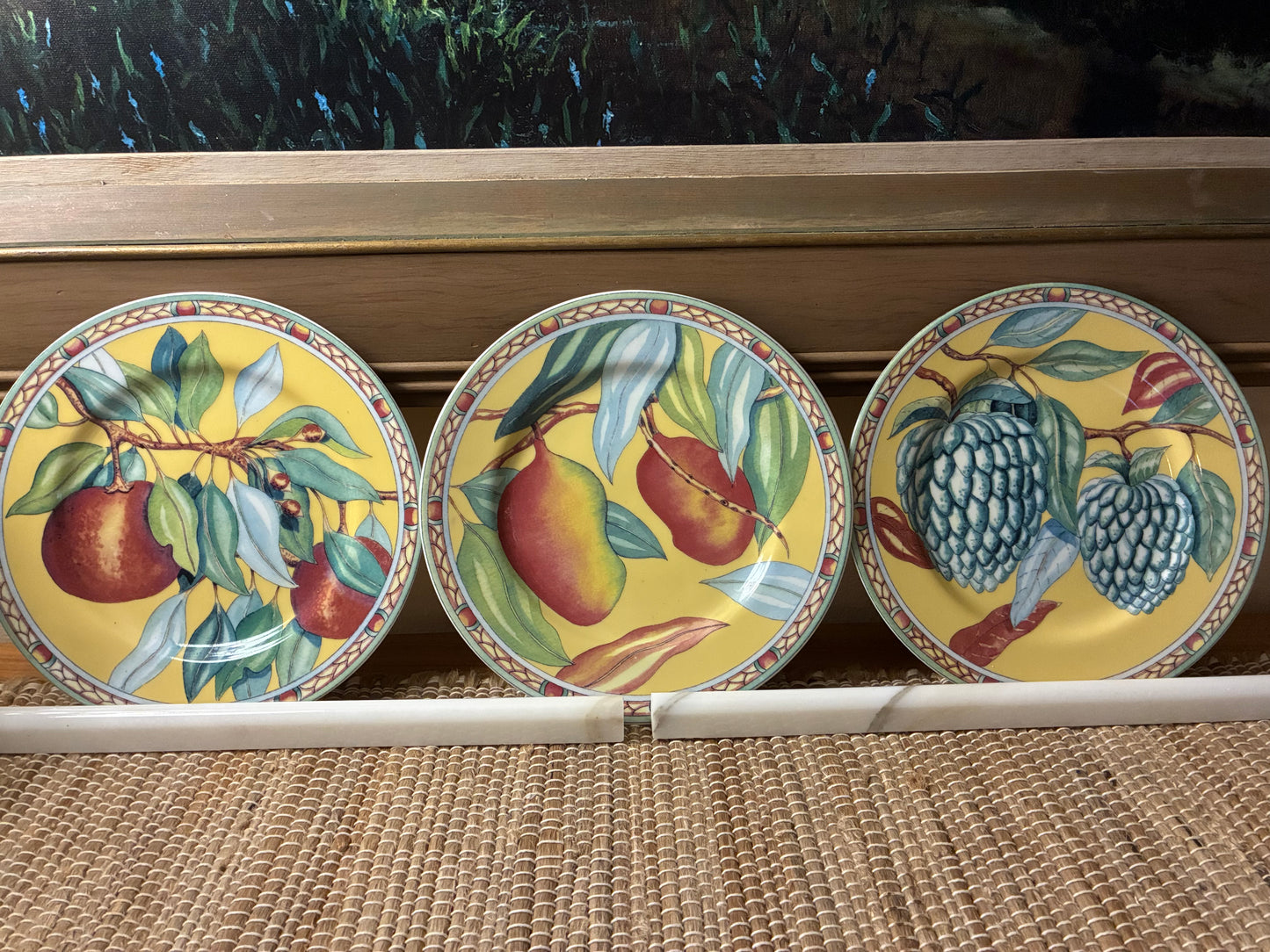 Tradewinds by Siddhia Hutchinson plates set of 3