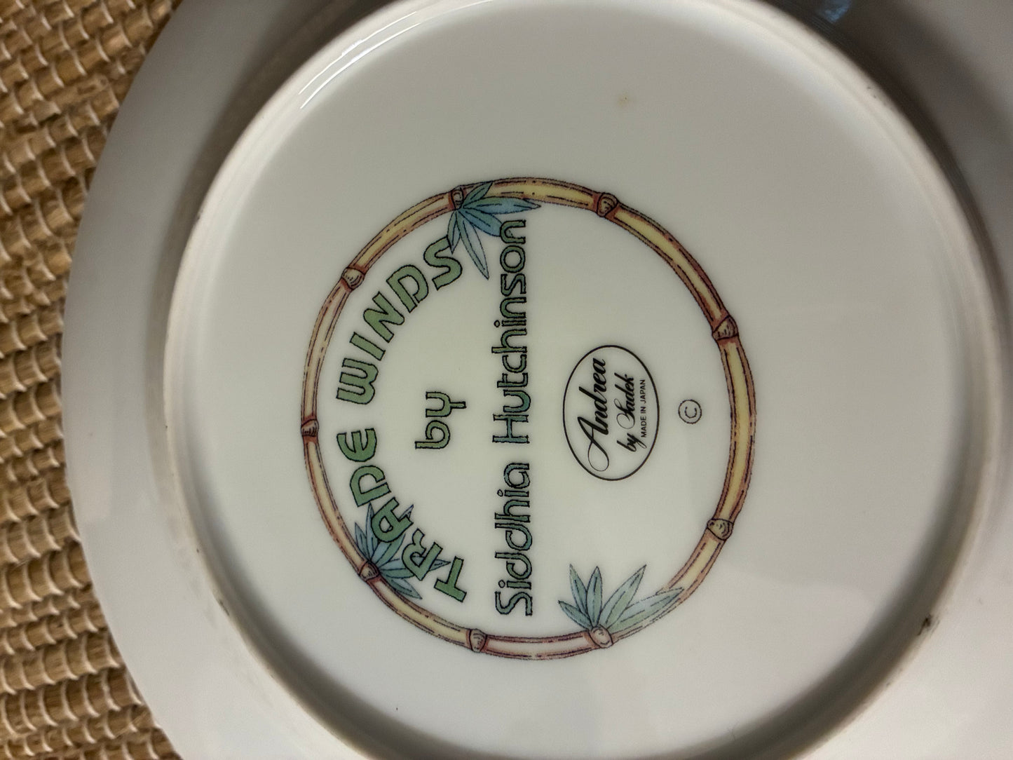 Tradewinds by Siddhia Hutchinson plates set of 3