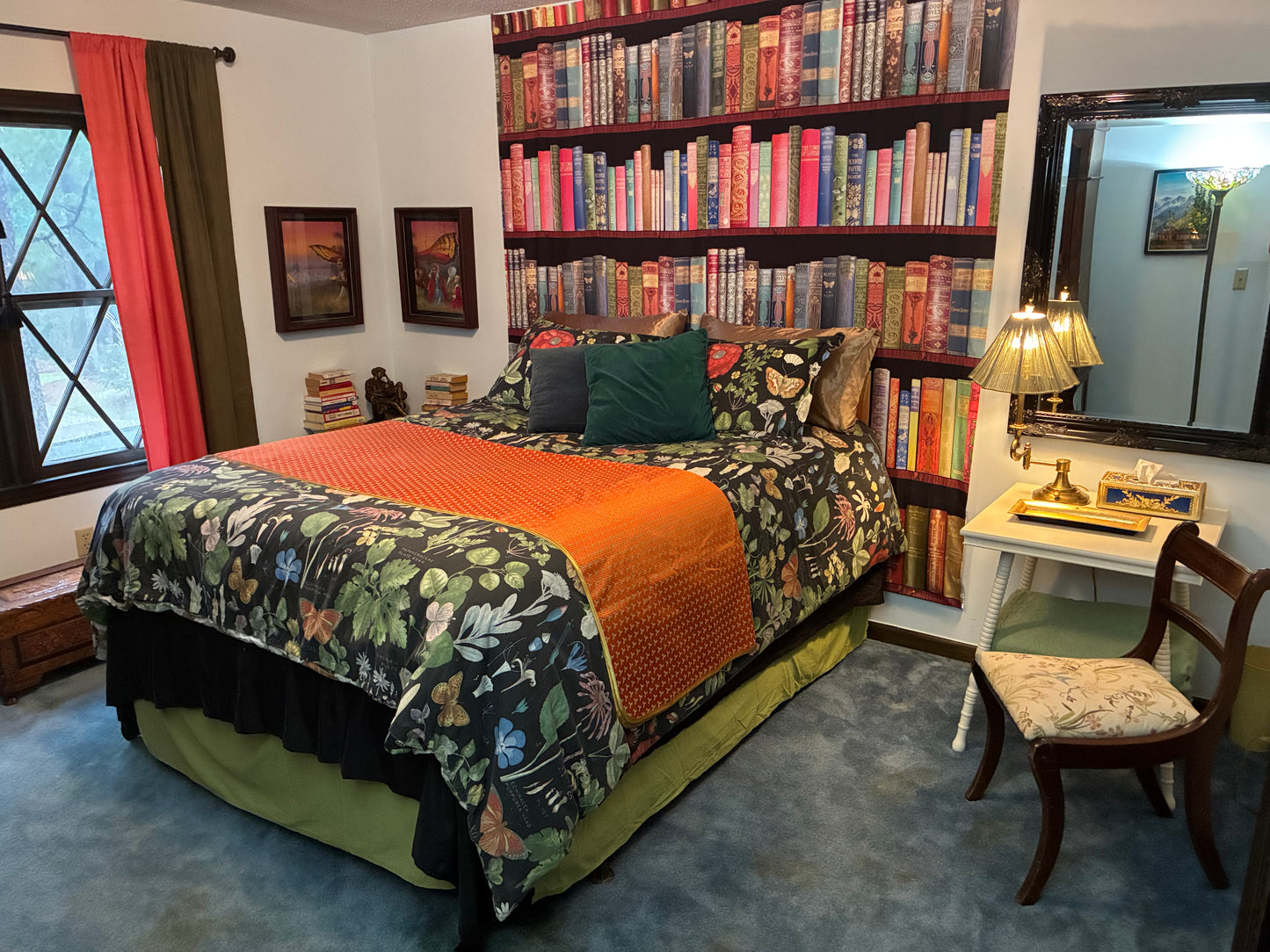 Vintage Jacquard coverlet/tablecloth